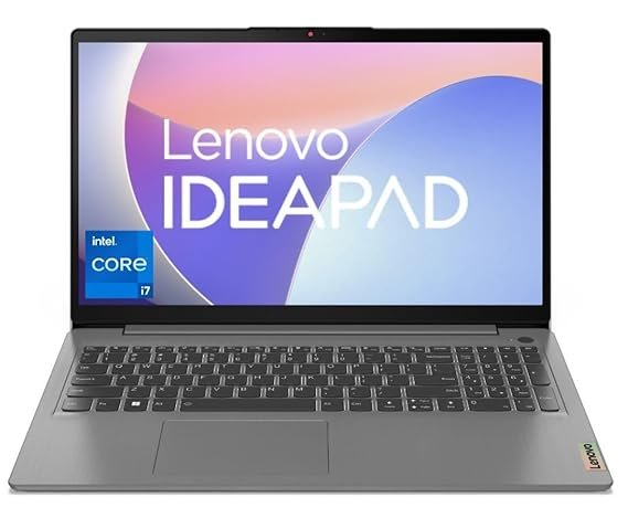 Lenovo IdeaPad Slim 3 Intel Core i7 11th Gen 15.6" (39.62cm) FHD Laptop (16GB/512GB SSD/Win 11/Office 2021/2 Years Warranty/Arctic Grey/1.65Kg), 82H803B6IN