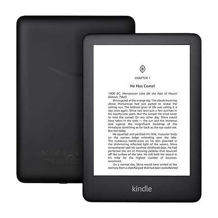 Kindle (10th Gen), 6" Display with Built-in Light, WiFi (Black)